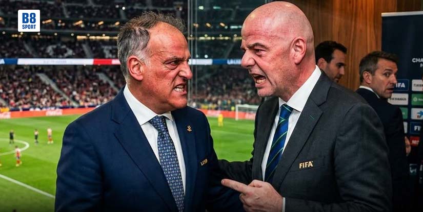 (English) ប្រធាន La Liga ចោទ FIFA ពីបទបំផ្លាញឧស្សាហកម្មបាល់ទាត់